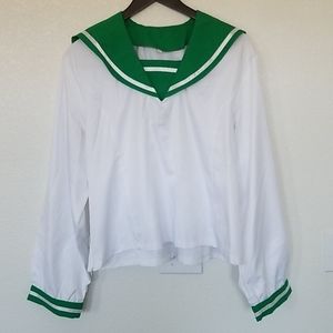 Green Schoolgirl Costume
